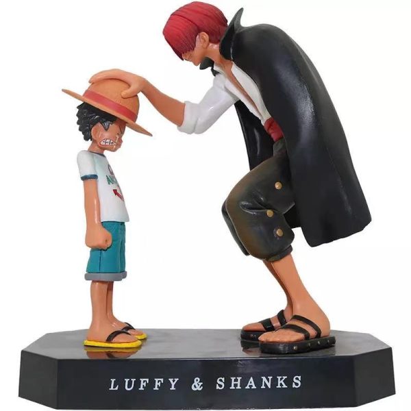 Figurine One Piece - Shanks , Luffy Chapeau de Paille - Achetez des  produits One piece officiels dans la Onepieceshop