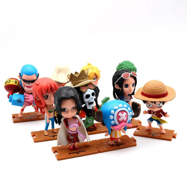 Mini Figurine One Piece Pack 10 Pieces Cadeau Noël - Achetez des produits One  piece officiels dans la Onepieceshop
