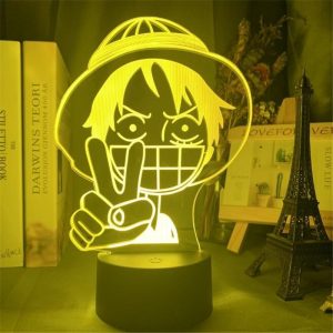 Lampe One piece – Monkey D Luffy heureux