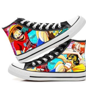 Chaussure One Piece Converse Usopp et Luffy