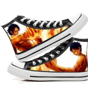 Chaussure One Piece Converse Ace Et Luffy