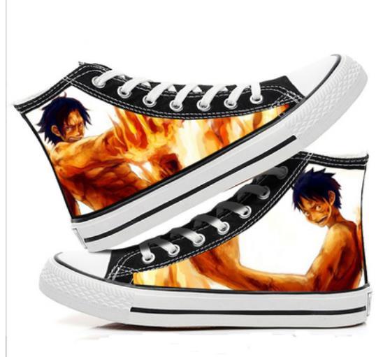 Chaussure One Piece Converse Ace Et Luffy