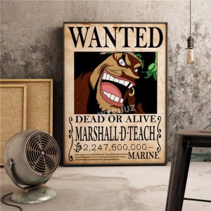Poster Avis de Recherche Marshall D Teach Wanted