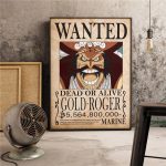 Poster Avis de Recherche Gold D Roger Wanted