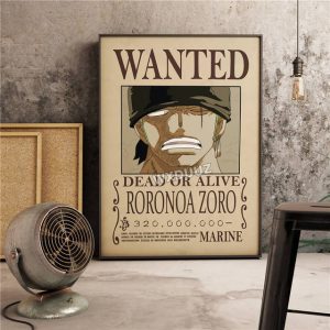 Poster Avis de Recherche Rononoa Zoro Wanted