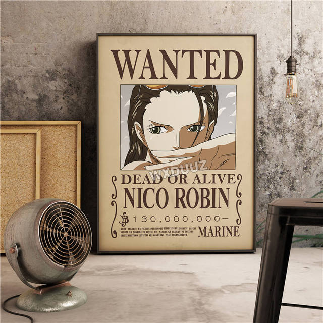 Poster Avis de Recherche Nicco Robbin Wanted