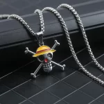 Collier One Piece Jolly Roger Luffy