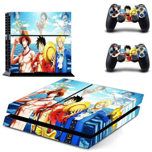Stickers Ps4 Ace Sabo et Luffy