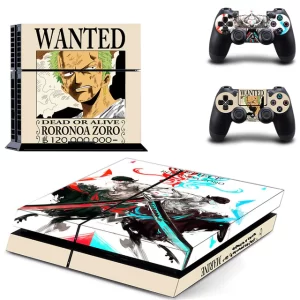 Stickers Ps4 Zoro Wanted