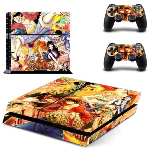 Stickers Ps4 One Piece Luffy et Nami