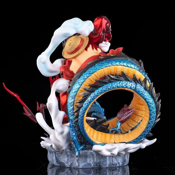 Figurine One piece Luffy VS Kaido Dragon