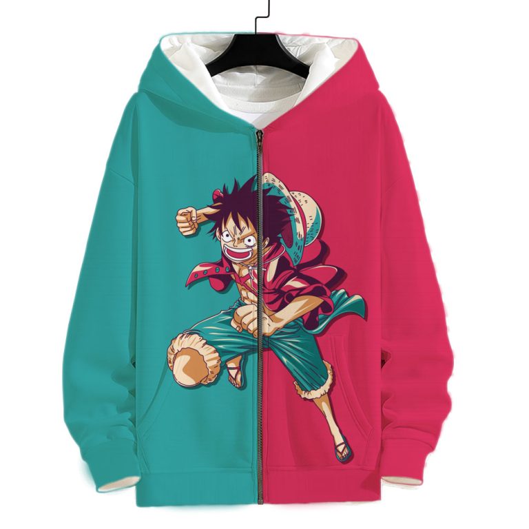 Veste One Piece Luffy Position Dattaque Achetez Des Produits One