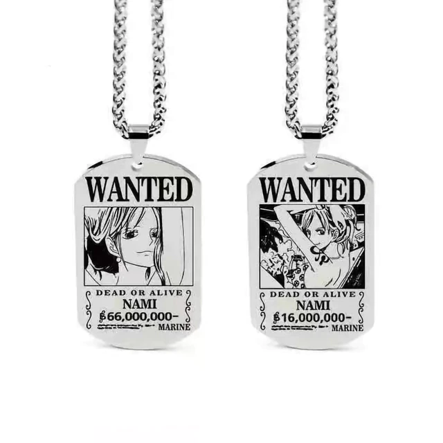 Collier One Piece Wanted Nami