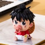 Mini Figurine One Piece Luffy Cadeau Noël