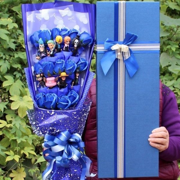 Bouquet de fleurs Cadeau Noël One Piece Bleu