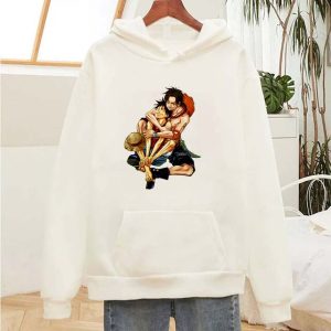 Hoodie One Piece Ace Fire Fist