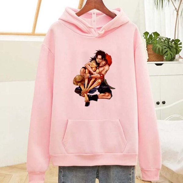 Hoodie One Piece Ace Fire Fist