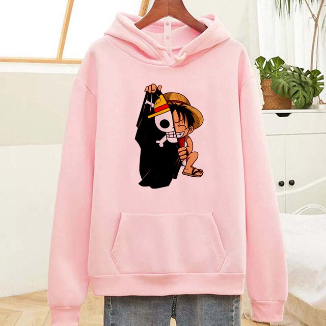Hoodie One Piece Jolly Roger Luffy