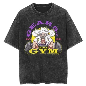 T-Shirt One Piece Luffy Gear 5 GYM