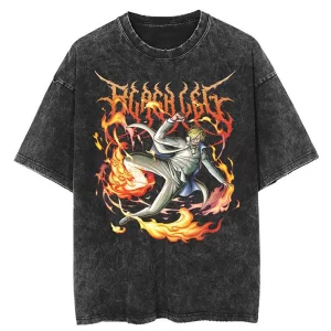 T-Shirt One Piece Sanji Jambe De Feu