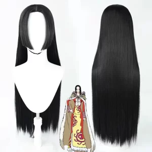 Perruque Boa Hancock Noire - Cosplay One Piece