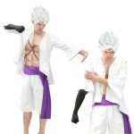 Cosplay Luffy Gear 5 - Déchaînez la Puissance du Nika