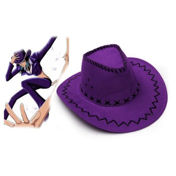 Chapeau Cowboy Nico Robin Alabasta Violet - Cosplay Anime