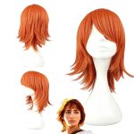Perruque Nami Orange Courte - Style Moderne et Pratique