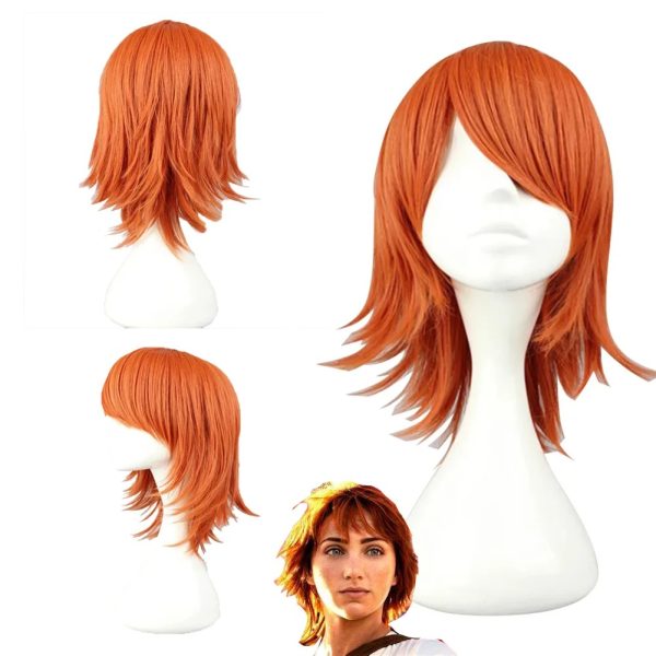 Perruque Nami Orange Courte - Style Moderne et Pratique