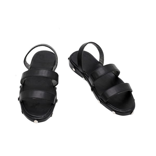 Sandales Shanks le Roux Cuir Noir - Cosplay One Piece – Image 2
