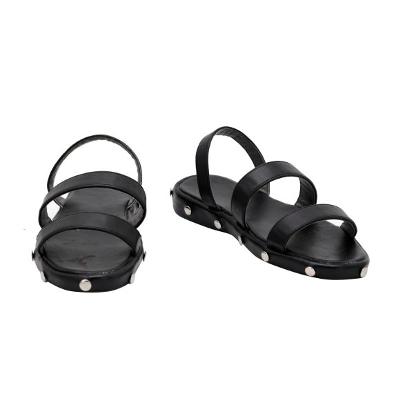 Sandales Shanks le Roux Cuir Noir - Cosplay One Piece – Image 4