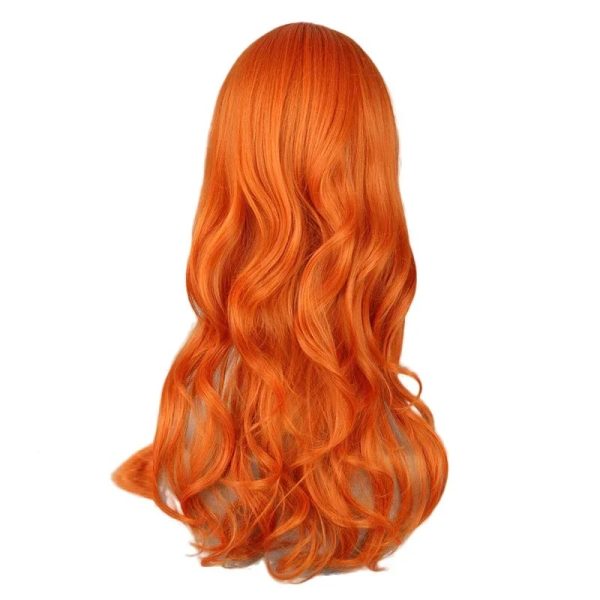 Perruque Nami Orange Longue - Cosplay One Piece Authentique – Image 2