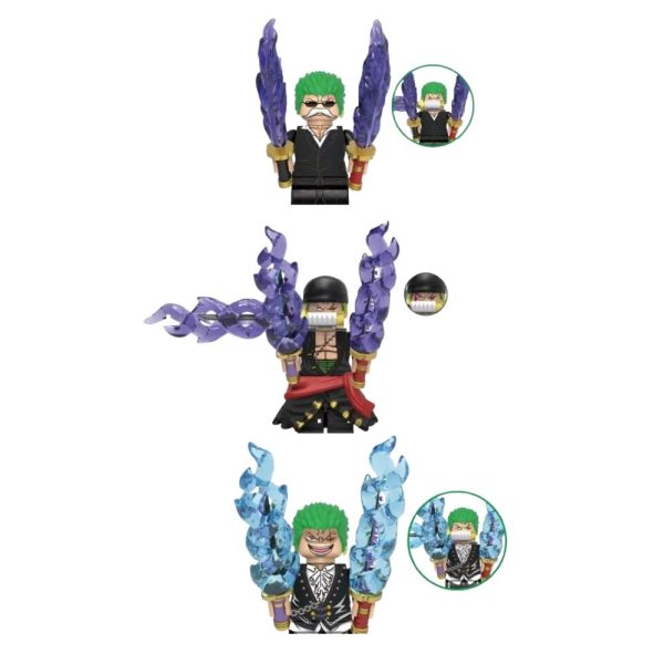 3 Figurines lego Zoro